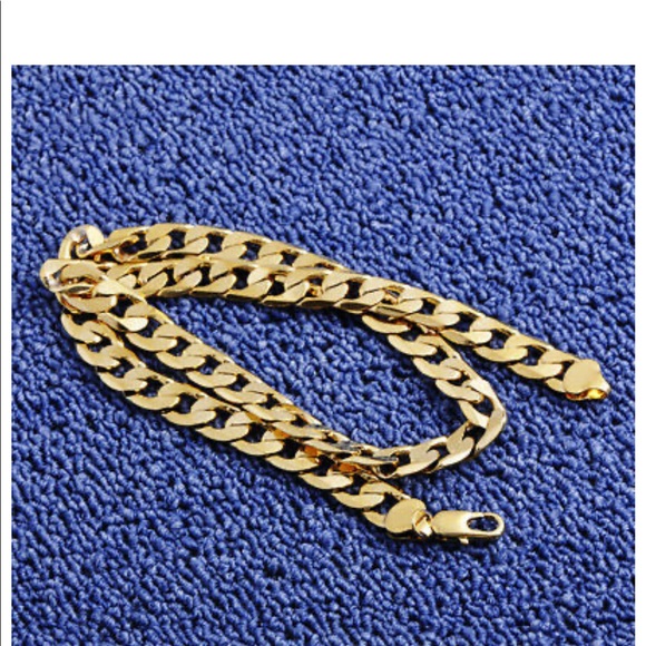 Men’s cuban link chain necklace hip hop - Picture 3 of 5